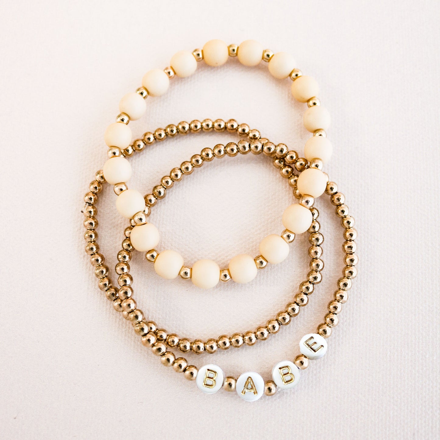 BABE Beaded Bracelet Set