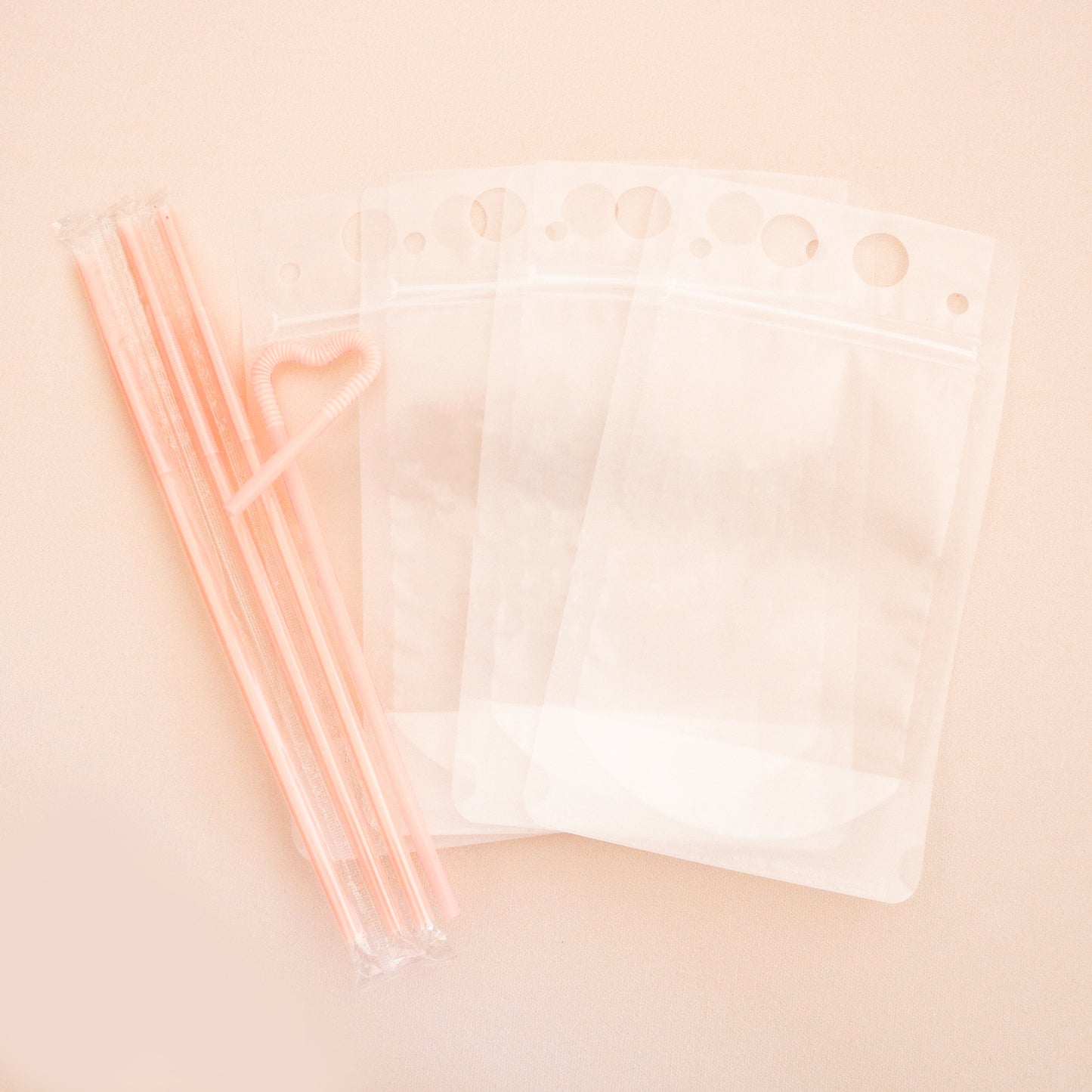 Personalized Drink Pouches with Flexible Straw