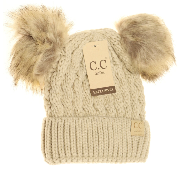 Double Pom Beanie - KIDS