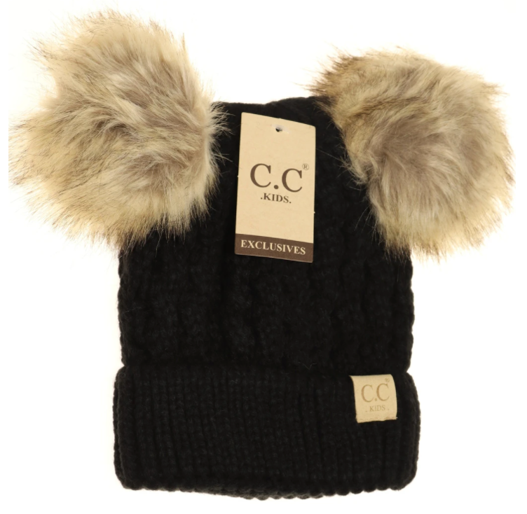 Double Pom Beanie - KIDS