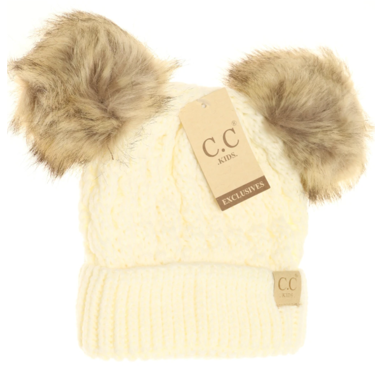 Double Pom Beanie - KIDS