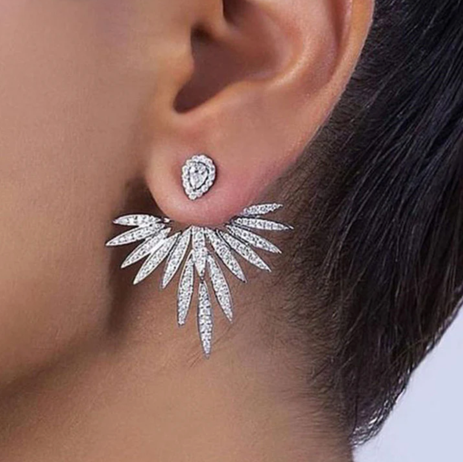 Stone Dual Earring