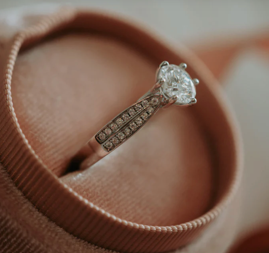 Maisie 1CT Moissanite Ring on Sterling Silver
