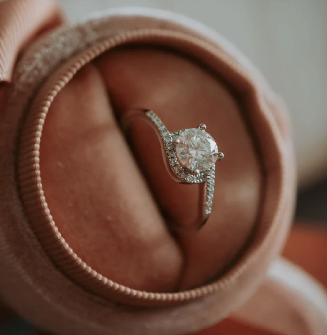 Archer 1CT Moissanite Ring on Sterling Silver