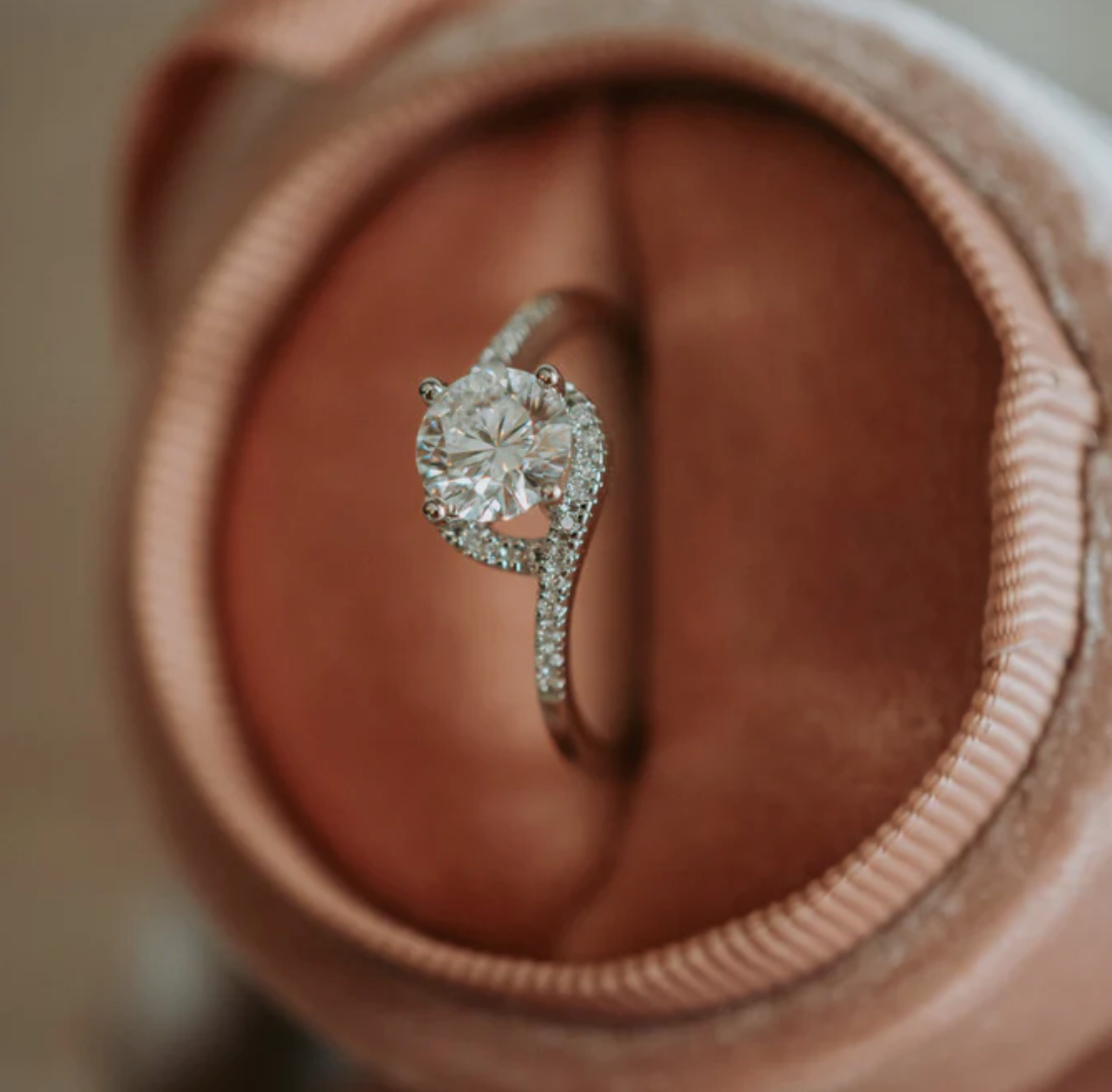 Archer 1CT Moissanite Ring on Sterling Silver
