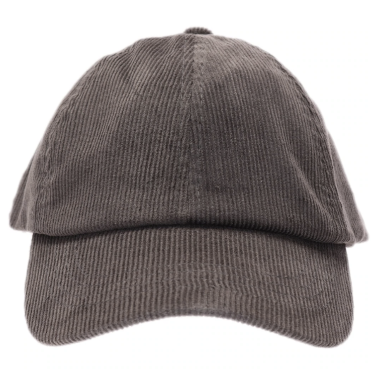 Solid Corduroy Ponytail Ball Cap