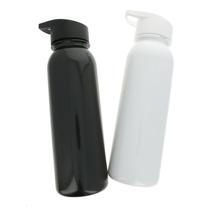 Personalized White/Black Sport Bottle