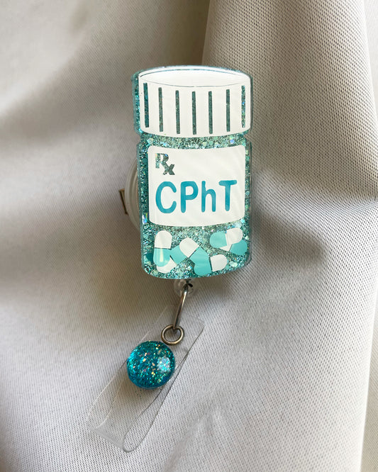 Rx Bottle Badge Reel