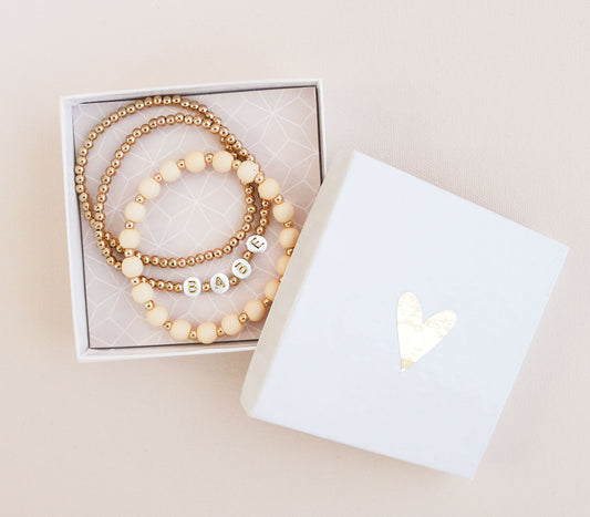 BABE Beaded Bracelet Set