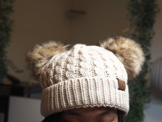 Double Pom Beanie -  ADULT