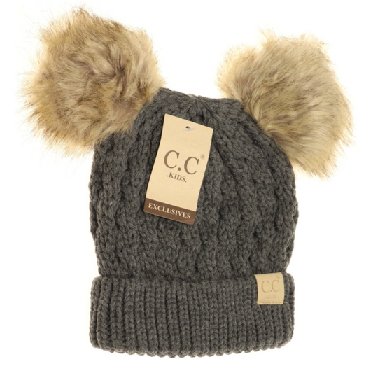 Double Pom Beanie - KIDS