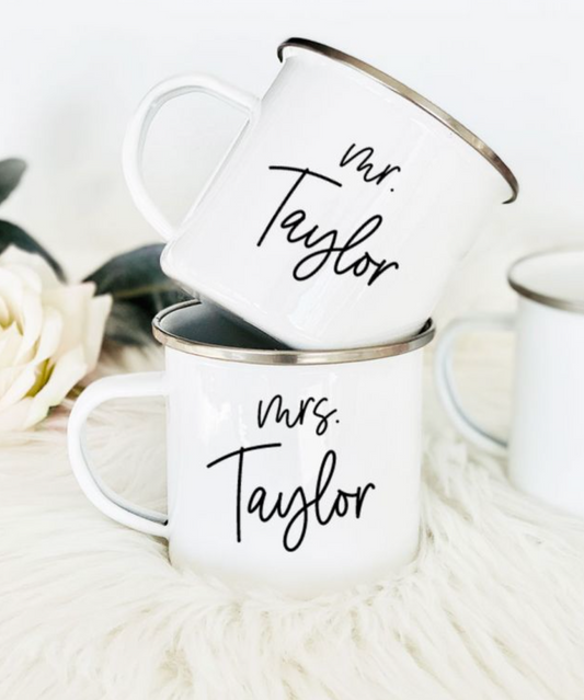 Mr./Mrs. Personalized Campfire Mug