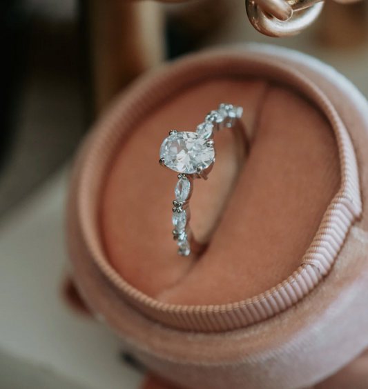 Just A Smile  Oval Ring