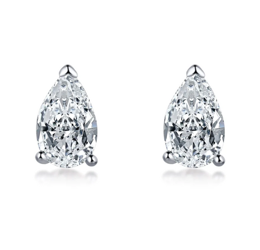5A Pear Earrings