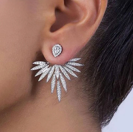 Stone Dual Earring