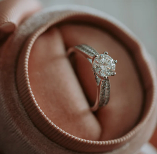 Maisie 1CT Moissanite Ring on Sterling Silver