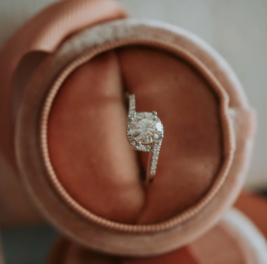 Archer 1CT Moissanite Ring on Sterling Silver