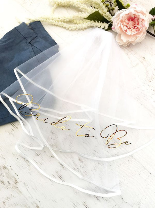 Bride To Be Veil