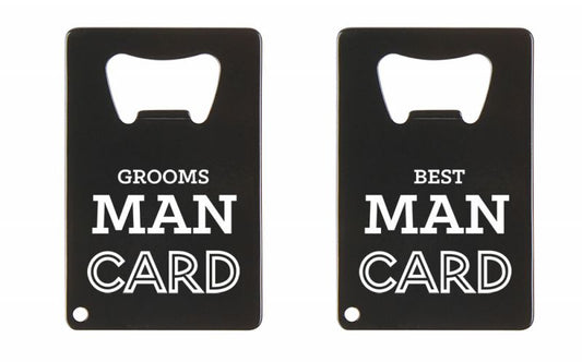 Groomsmen Bottle Opener Card