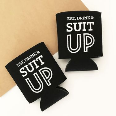Groomsmen SUIT UP can coolers
